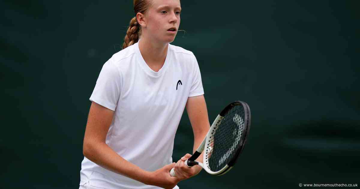 Poole's tennis starlet Britton knocked out of Wimbledon after valiant defeat