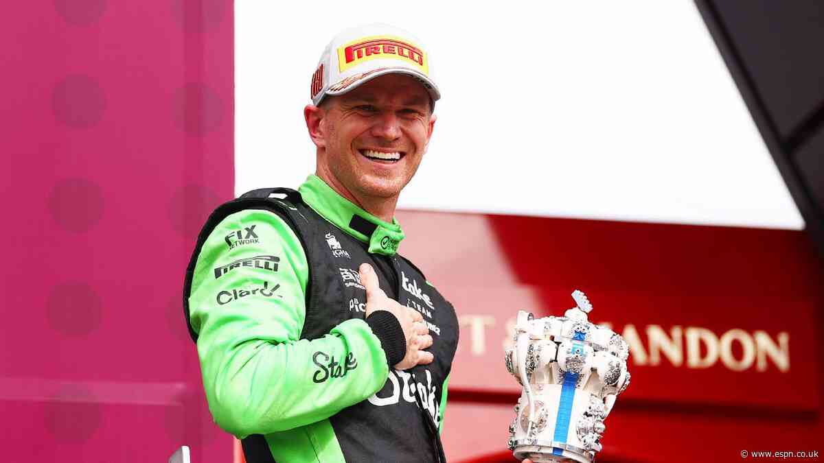 'I never doubted him': F1 celebrates Hülkenberg's long-overdue first podium