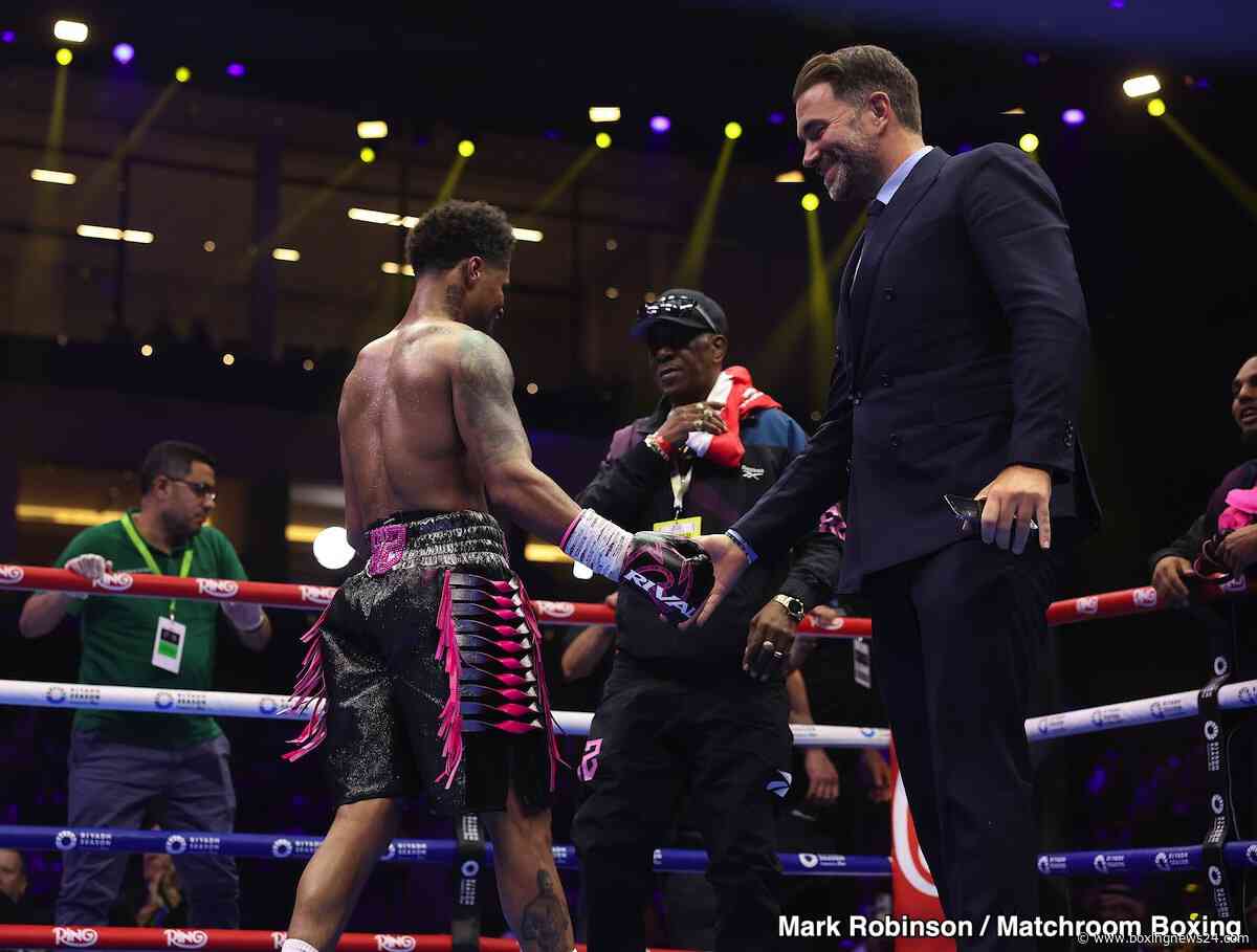 Eddie Hearn to Push for Shakur Stevenson vs. Gervonta Davis After Zepeda Win on July 12th