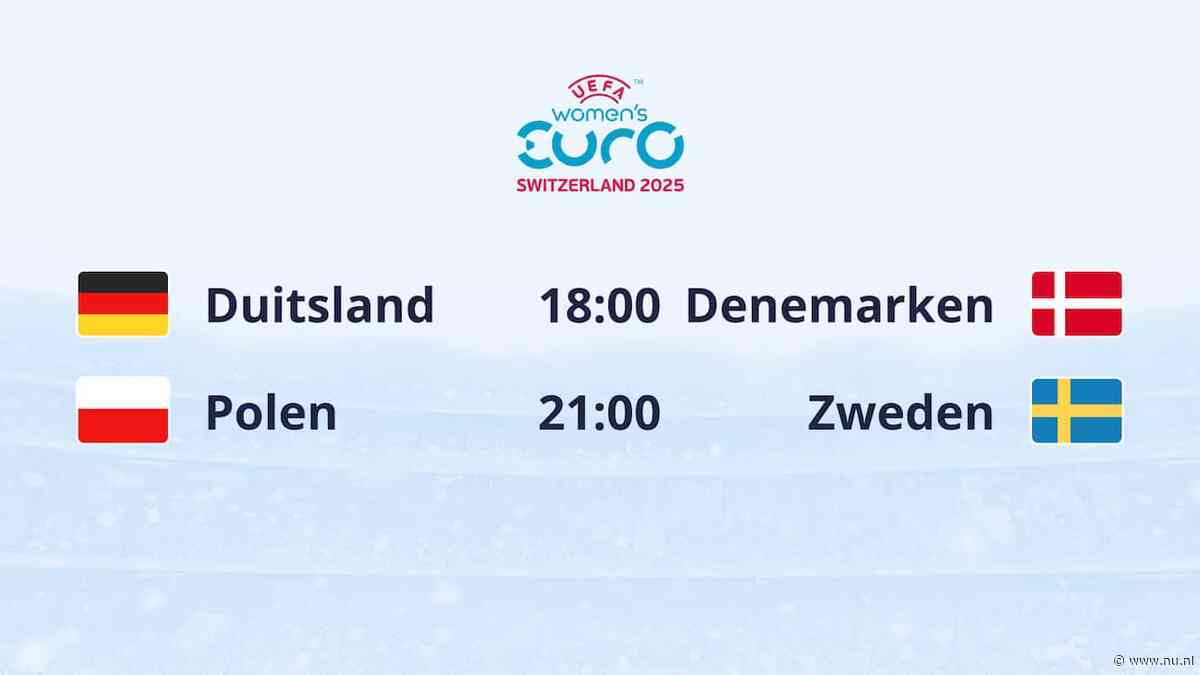 Dagprogramma EK | Duitsland en Zweden kunnen kwartfinales ruiken