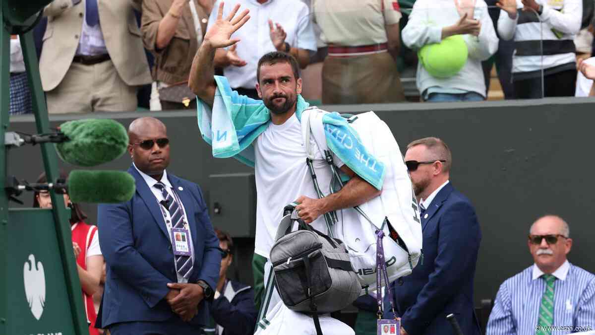 'Bitter' Cilic questions 11 a.m. start at Wimbledon