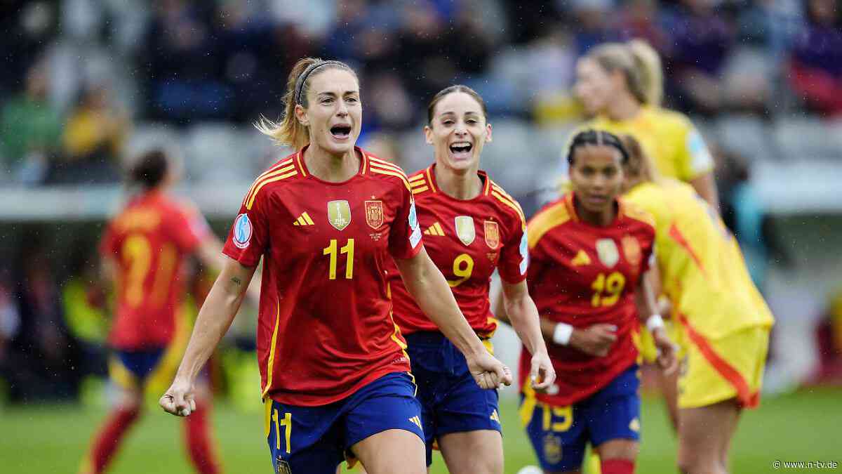 Favoritinnen wanken aber kurz: Acht-Tore-Spektakel: Spanien fertigt Belgien ab
