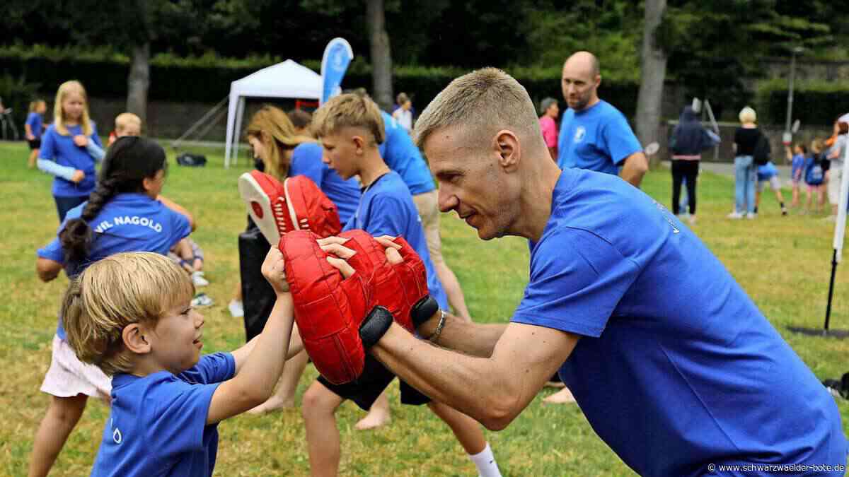 Kindersportfest VfL Nagold: Bei Kindern und Helfern herrscht beste Stimmung