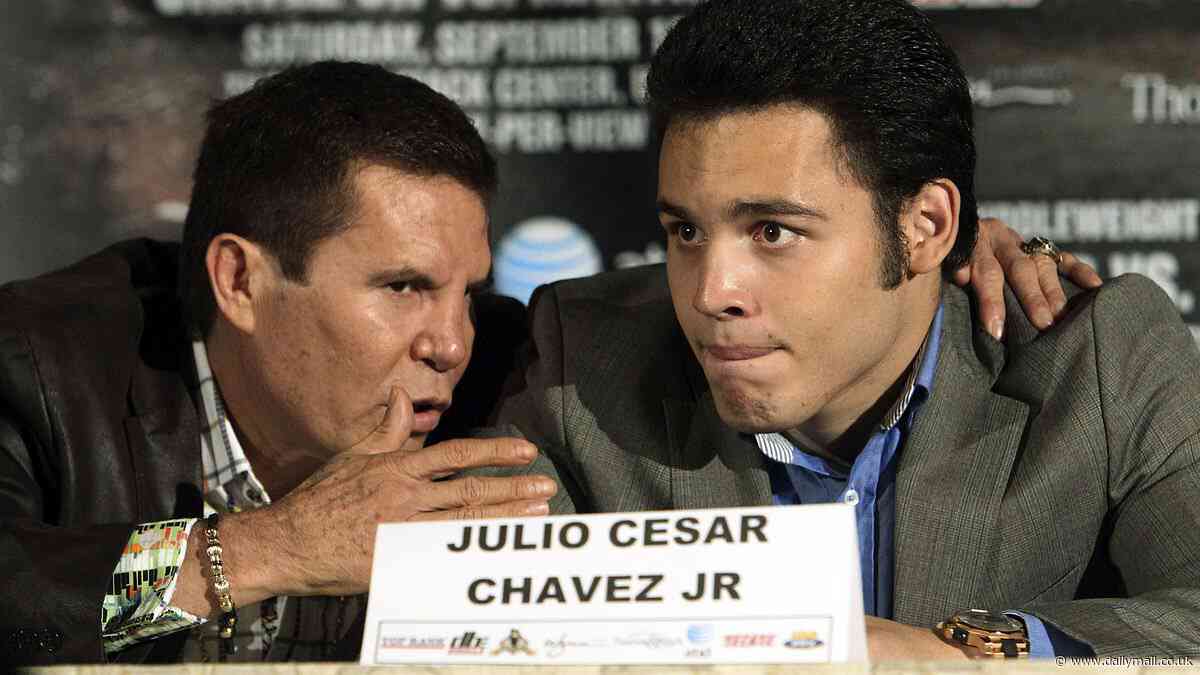 Julio Cesar Chavez Jr's legendary father breaks silence on son's ICE arrest over 'cartel links'