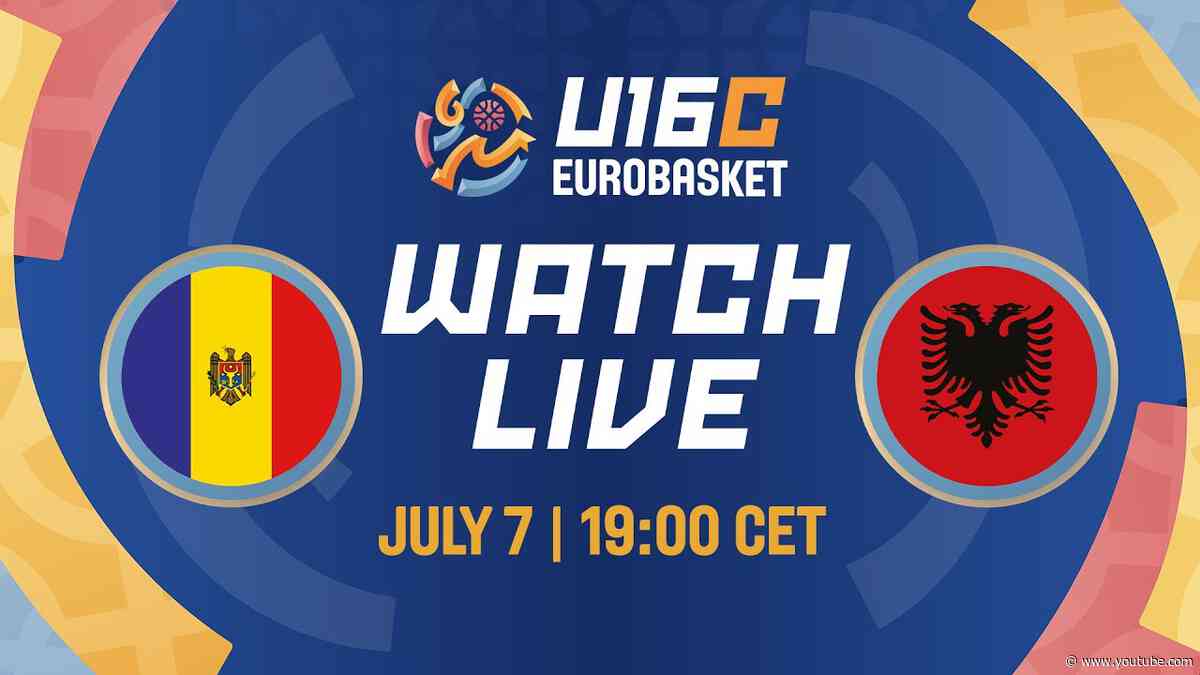 Group Phase | Moldova v Albania | Full Basketball Game | FIBA U16 EuroBasket 2025 Division C