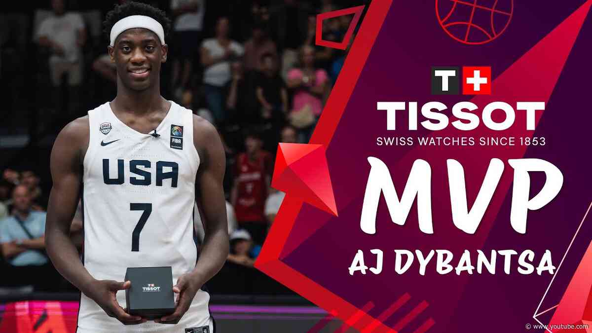 Best of AJ Dybantsa 🇺🇸 | TISSOT MVP | FIBA U19 Basketball World Cup 2025