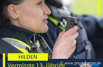 POL-ME: Vermisste 13-Jährige wohlbehalten zurück - 2507038