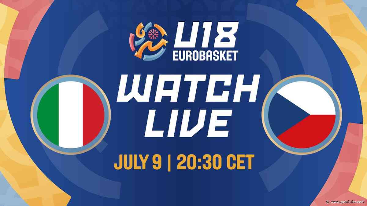 LIVE - Italy v Czechia | FIBA U18 Women's EuroBasket 2025 | Round of 16