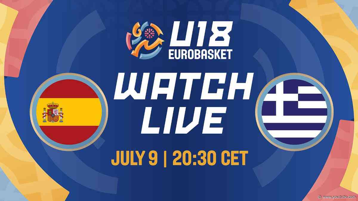 LIVE - Spain v Greece | FIBA U18 Women's EuroBasket 2025 | Round of 16