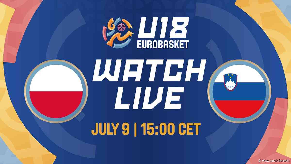 LIVE - Poland v Slovenia | FIBA U18 Women's EuroBasket 2025 | Round of 16