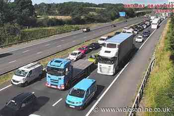 M4 crash blocks section of motorway - live updates
