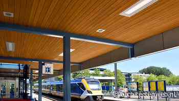 Nieuw houten plafond voor station Amersfoort Schot