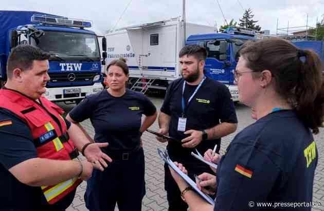 THW Bayern: Bayerische THW-Kräfte unterstützen bei der Waldbrandbekämpfung.