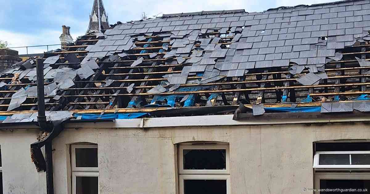 Exclusive picture shows aftermath of Brixton blaze that evacuated homes