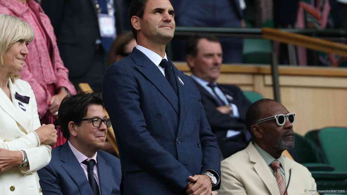 Novak Djokovic rekent op Wimbledon af met ’vloek’ van Roger Federer, die in Royal Box geschrokken reageert op drama Grigor Dimitrov