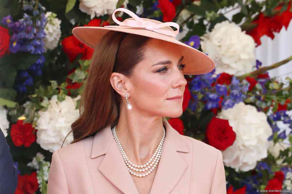 French state visit fashion: Princess of Wales wears Dior for the first time ever to greet Emmanuel Macron