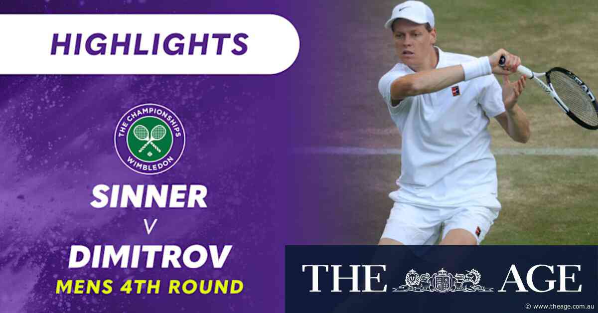 4th Round Highlights | Jannik Sinner v Grigor Dimitrov