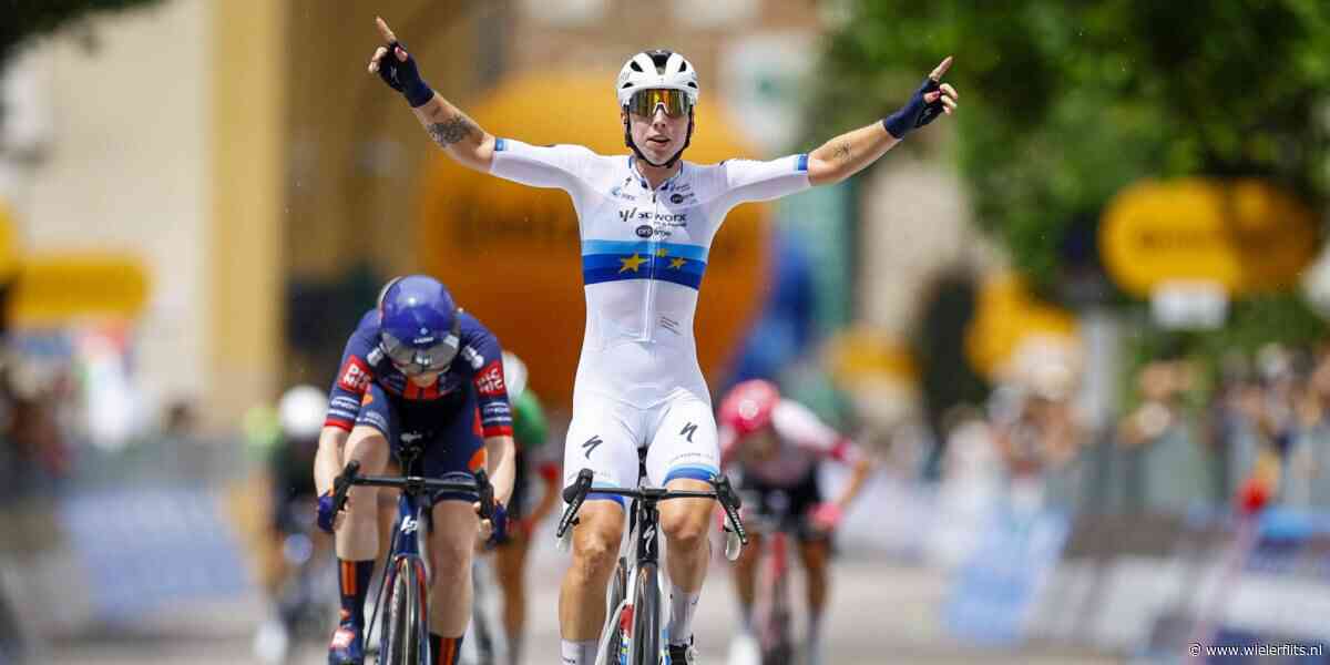Lorena Wiebes boekt sprintzege in Giro d’Italia Women na massale val in finale