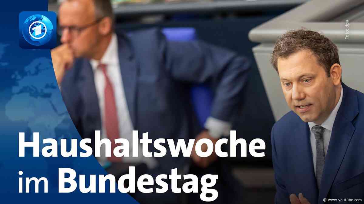 Haushaltswoche im Bundestag: Opposition kritisiert Pläne wegen Rekordverschuldung