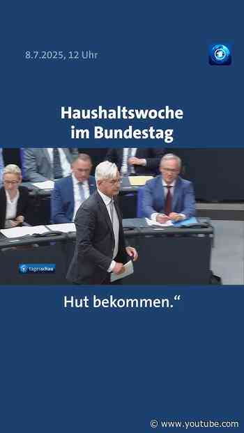 Bundesfinanzminister Klingbeil (SPD) hat im Bundestag seine Haushaltspläne vorgestellt.