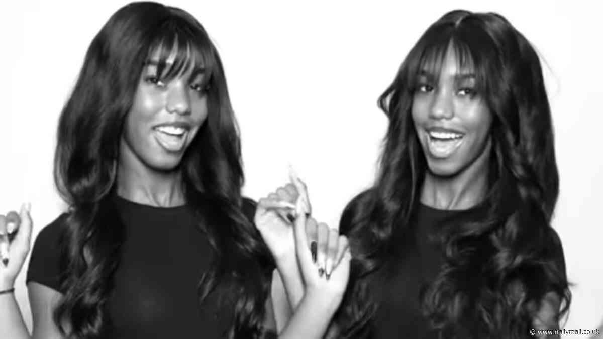 Diddy's twin daughters Jessie and D'Lila, 18, are supported by fans as they share video to launch clothing line to mark 'the start of something new' after their father's shock court victory