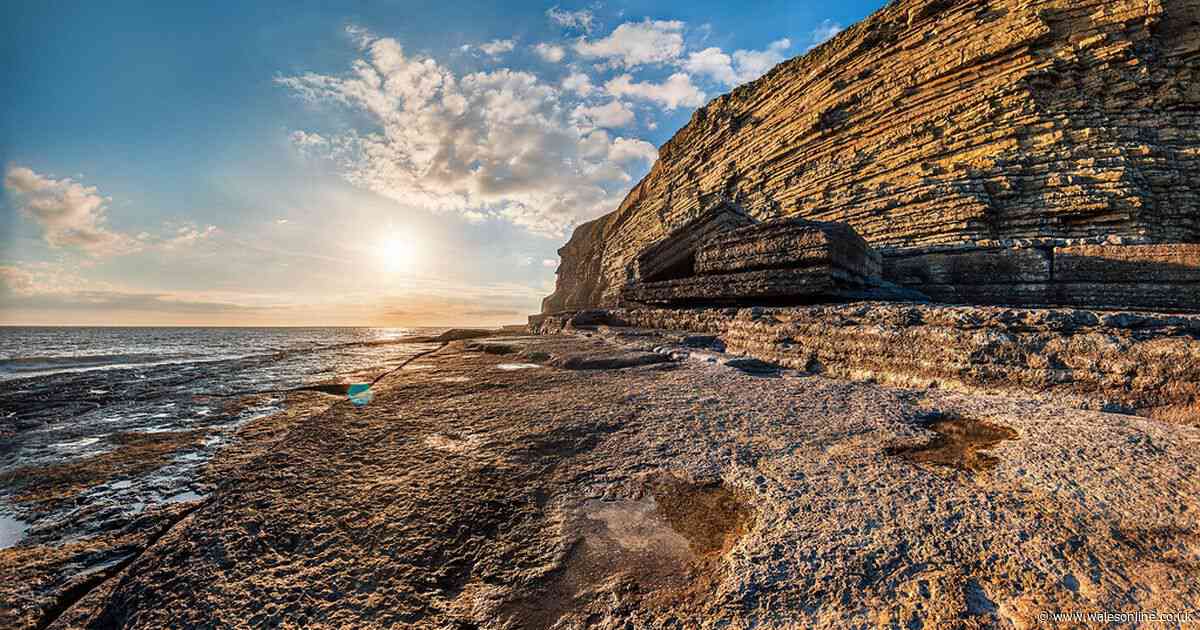 The ‘otherworldly beach’ with romantic ruins that’s just 40 minutes from Cardiff