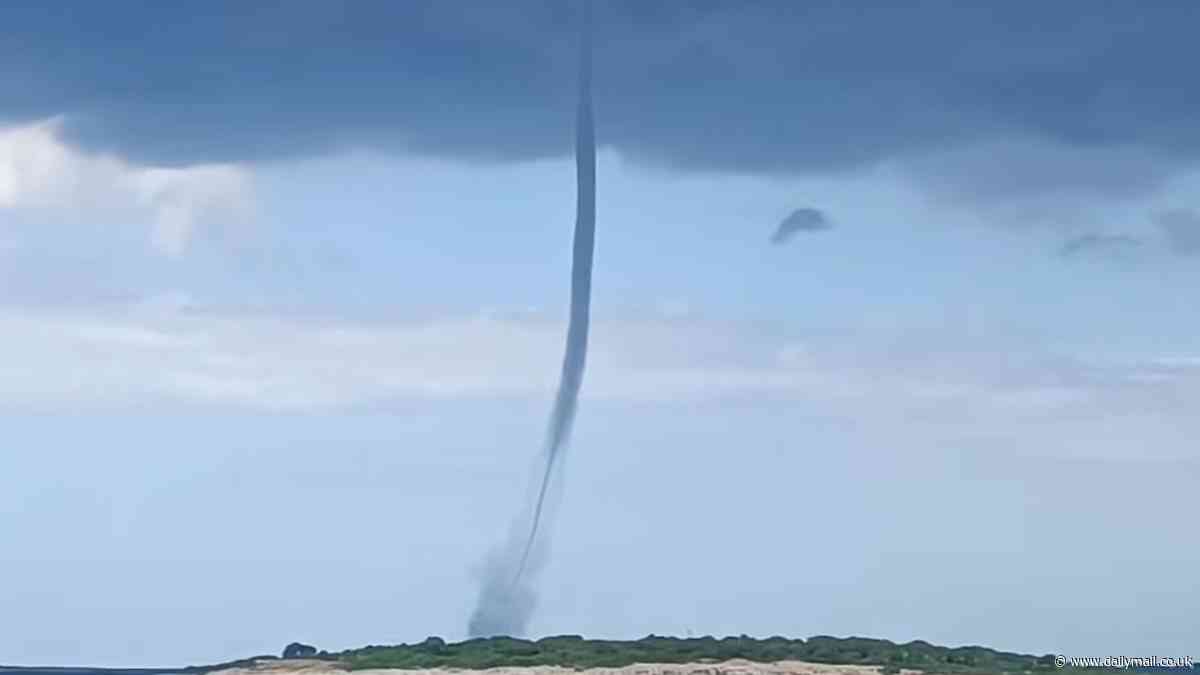 'Apocalyptic' wildfire closes French airport, tornadoes form in the Med and Greece shuts Acropolis amid 42C heatwave while SNOW falls in Switzerland as Europe's extreme weather continues
