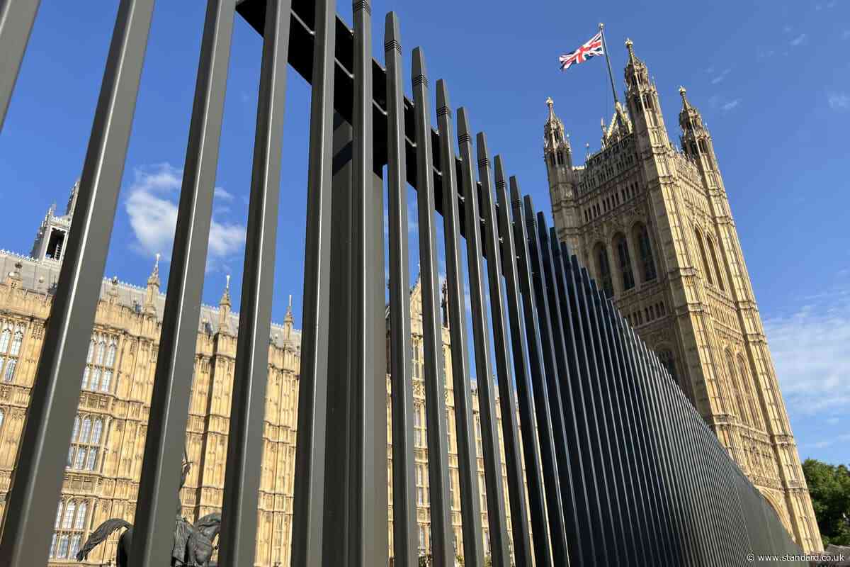 ‘No plans’ for watch towers outside House of Lords as new security fence erected