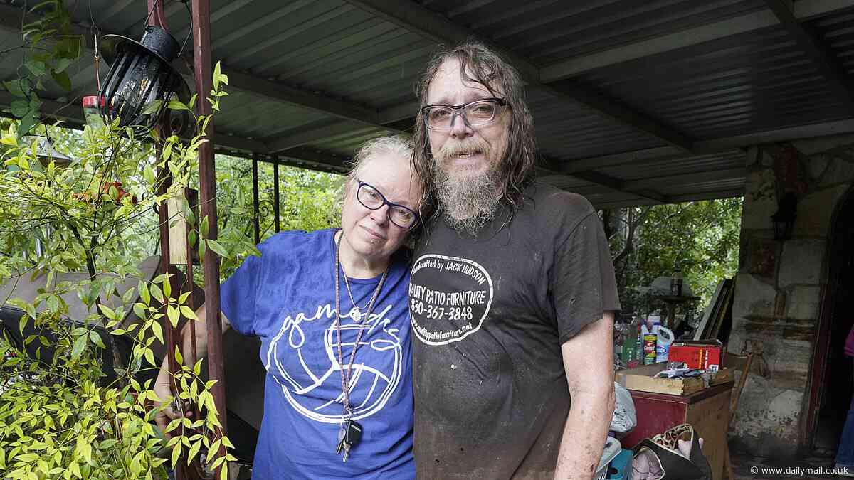 Texas couple tells of their miraculous escape after floodwaters exploded their Ingram home