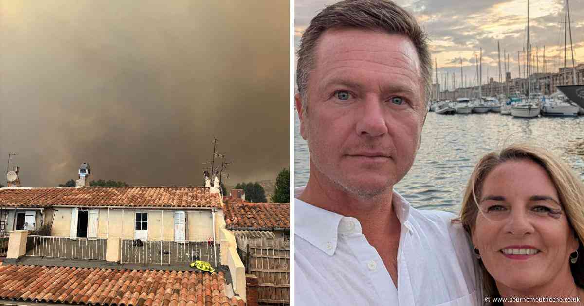‘It’s raining ash’: Bournemouth couple in midst of huge blaze tearing through France