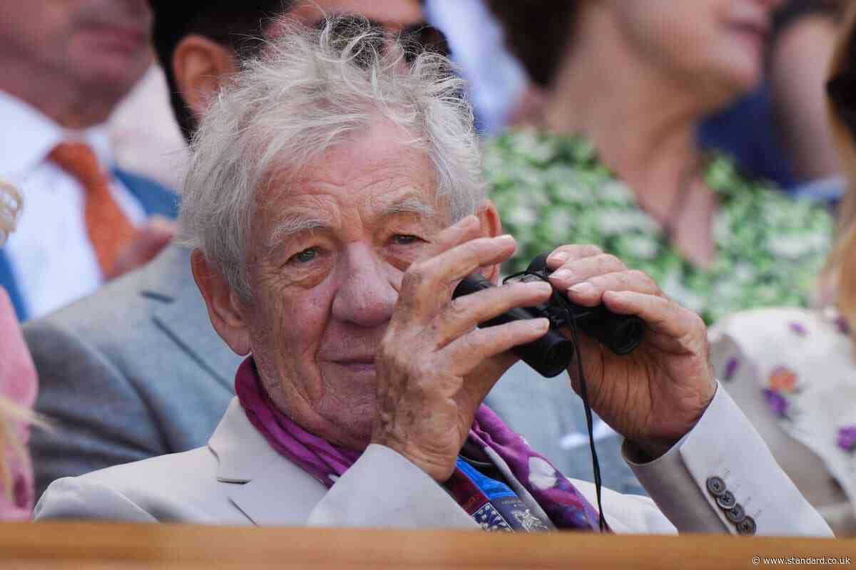 Sir Ian McKellen and Sienna Miller among acting stars in Wimbledon Royal Box