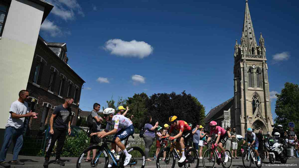 Politie houdt man met mes aan nabij de finish van vierde Tour-etappe