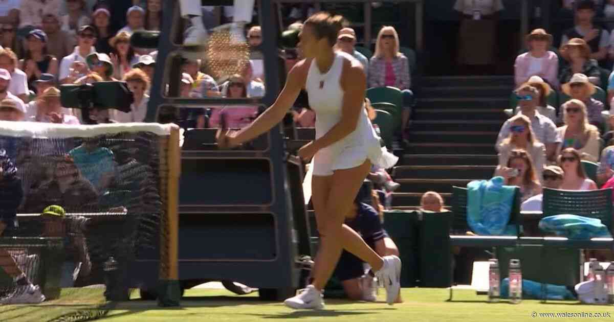 Aryna Sabalenka stuns Wimbledon crowd with furious act as umpire issues warning over conduct