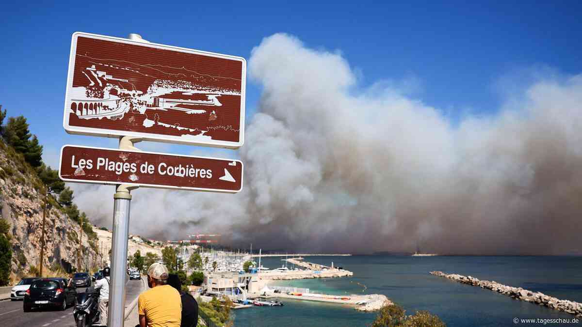 Waldbrände in Frankreich und Spanien weiterhin nicht unter Kontrolle