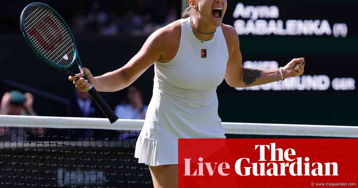 Wimbledon 2025 quarter-finals: Sabalenka battles past Siegemund, Fritz through, Norrie v Alcaraz – live