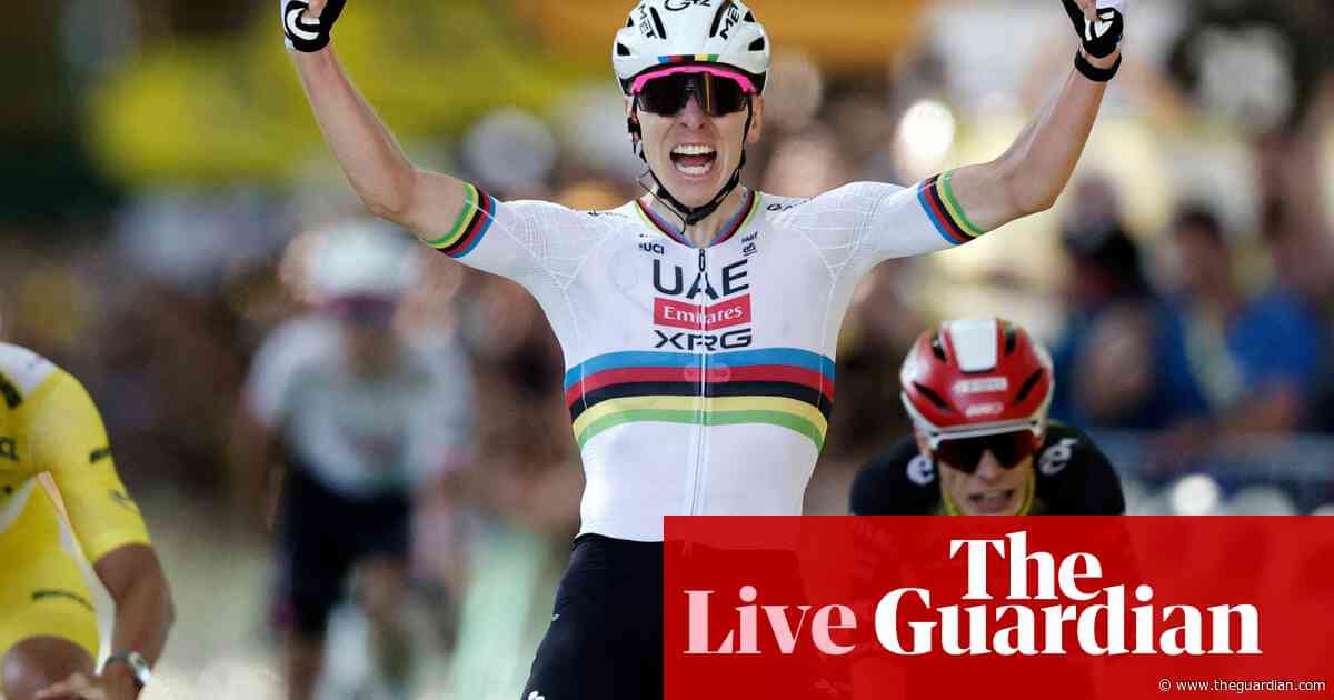 Tour de France 2025: Tadej Pogacar wins stage four ahead of Van der Poel and Vingegaard – live