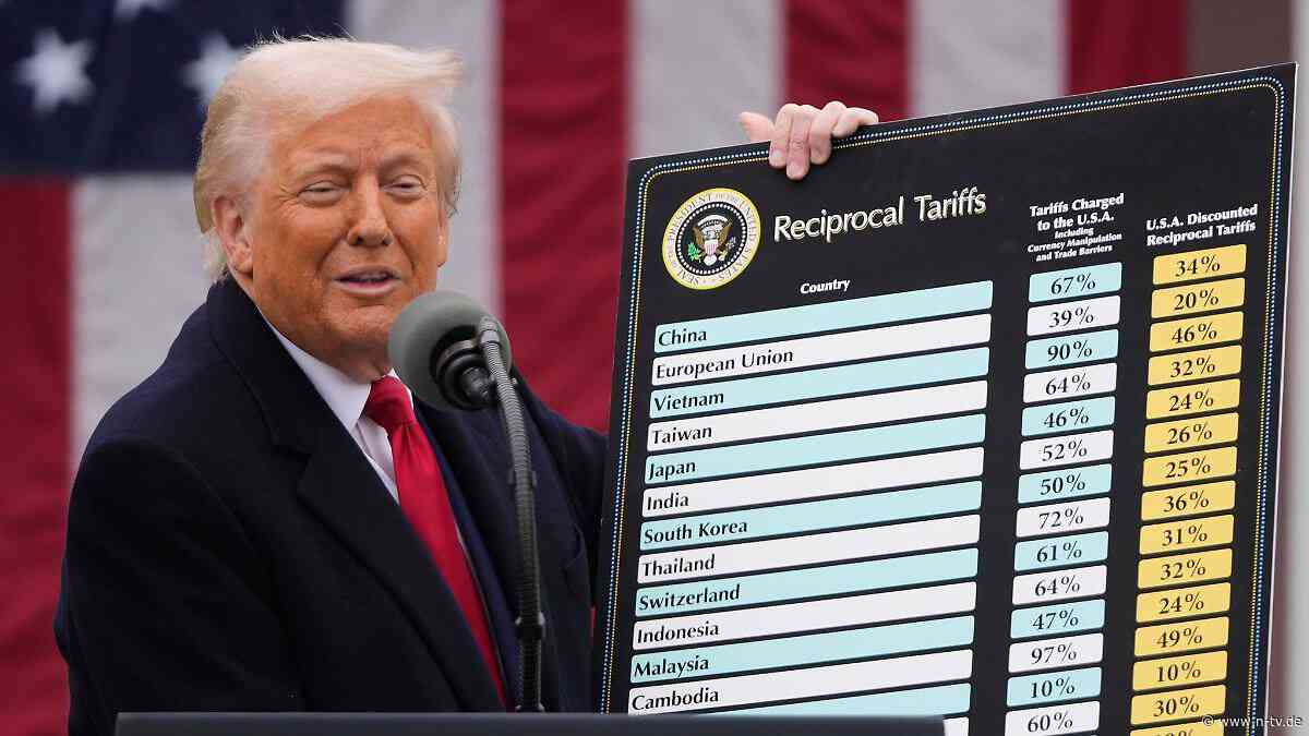 Keine Gnade bei Zöllen: Trump: "An 1. August als Stichtag ändert sich nichts mehr"