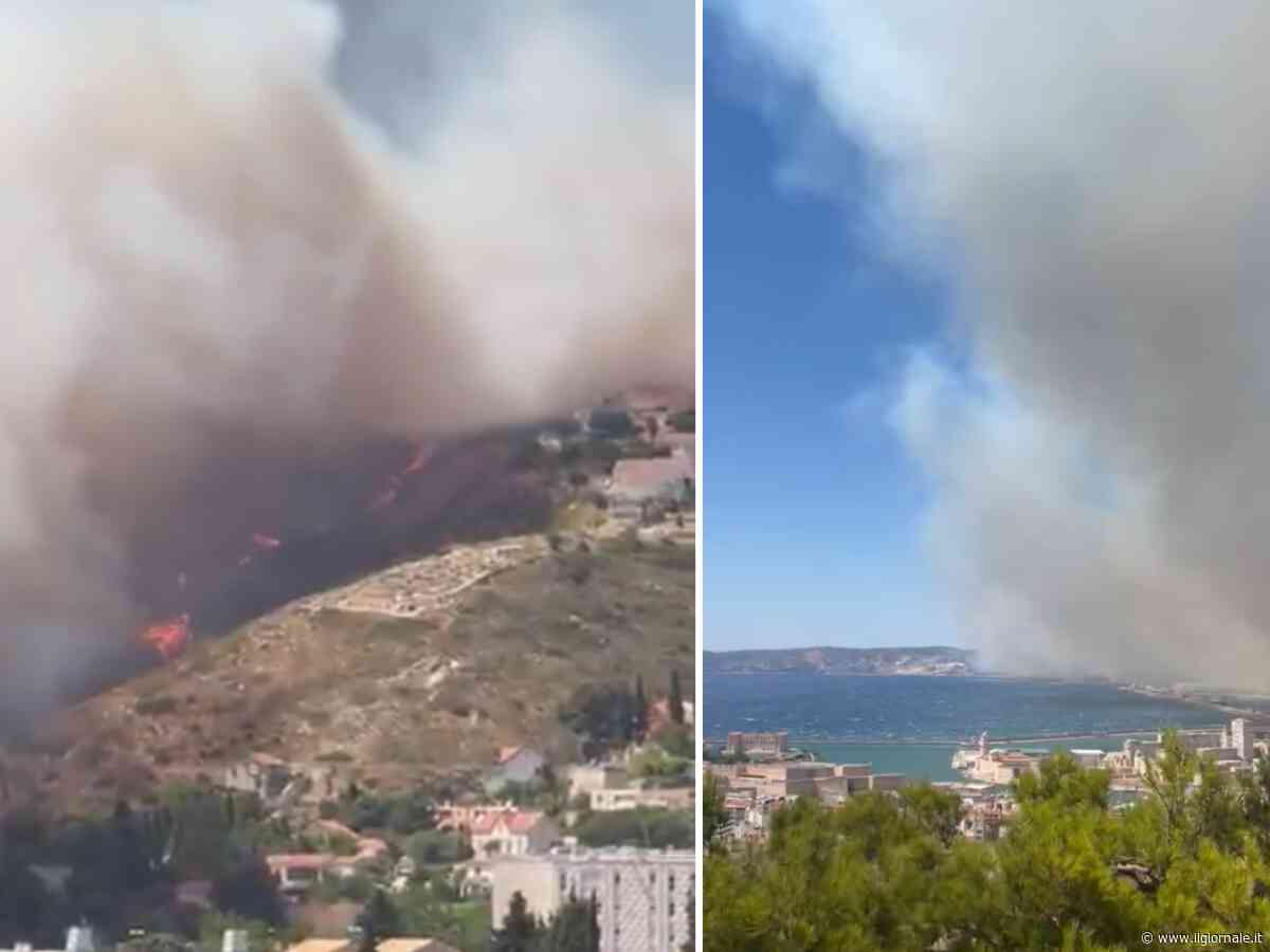 Maxi-incendio a Marsiglia, le fiamme arrivano in città: chiuso l'ospedale e stop a treni e aerei