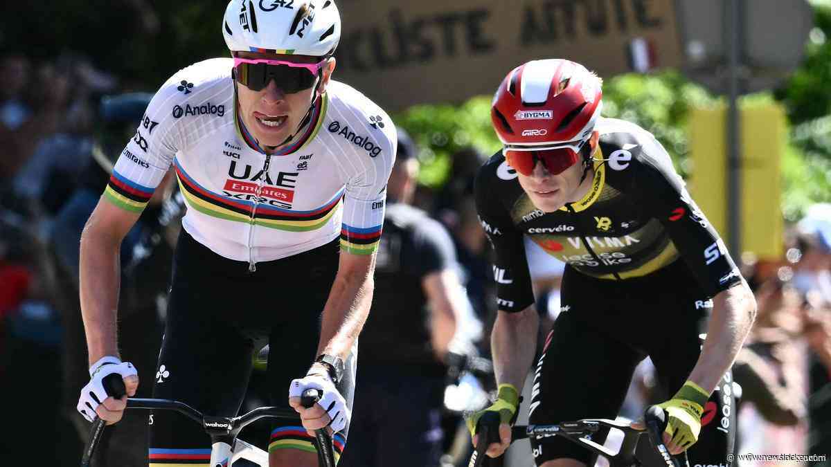Herbeleef: zo versloeg Tadej Pogacar geletruidrager Mathieu van der Poel in Rouen