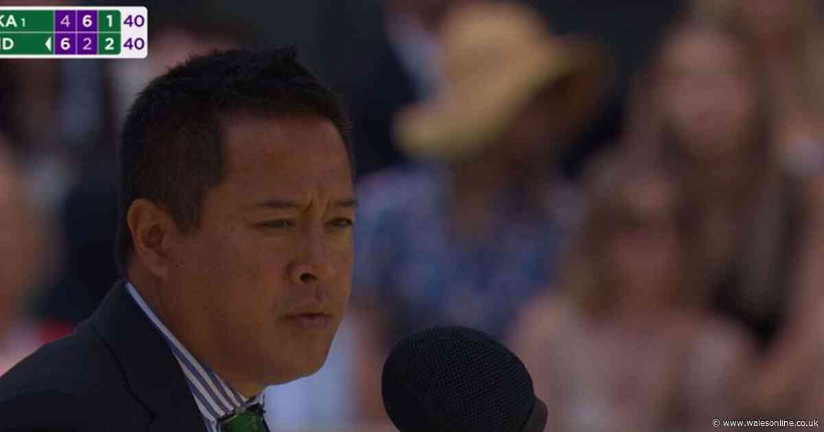 Wimbledon fan called out by umpire in public rebuke as crowd erupt