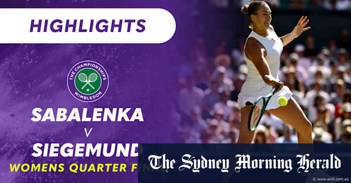 Quarter-Final Highlights | Aryna Sabalenka v Laura Siegemund