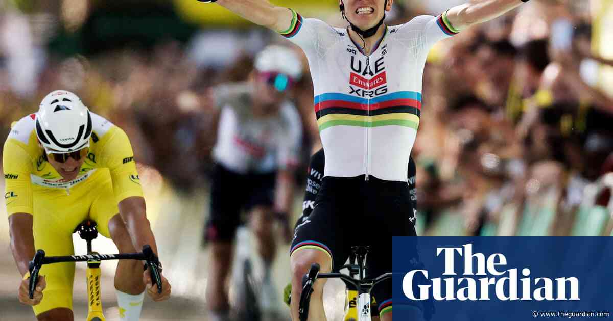 Tour de France: Pogacar takes 100th win in thrilling stage four finish but denied yellow jersey