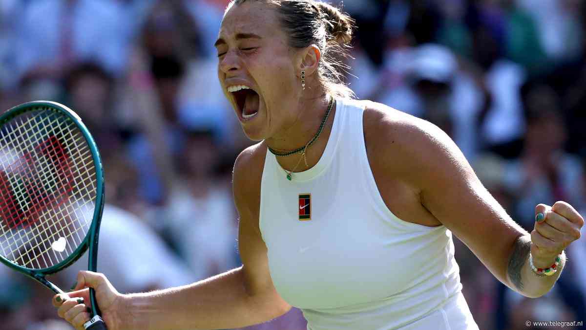 Aryna Sabalenka moet diepgaan tegen tegen Wimbledon-verrassing, maar bereikt halve finale