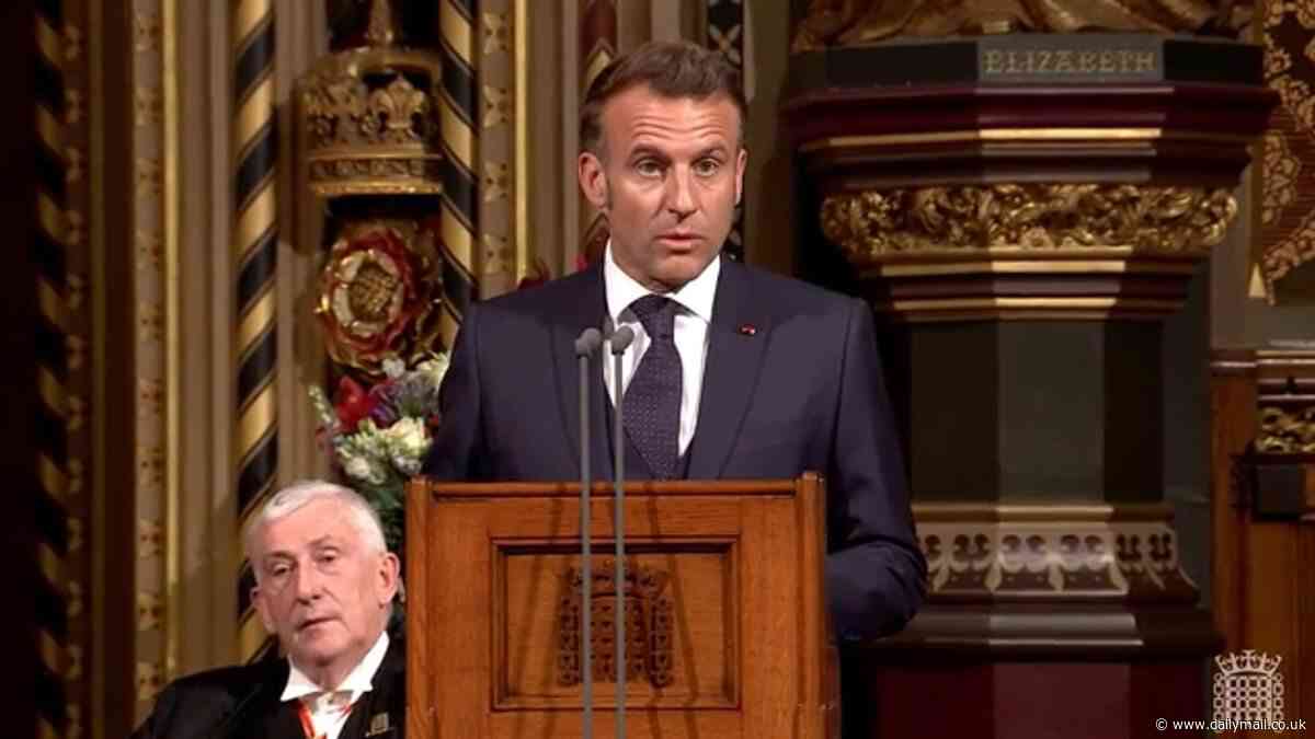 France's Macron says he and 'dear Keir' Starmer WILL tackle small boats as president admits illegal immigration is a 'burden' for both UK and France