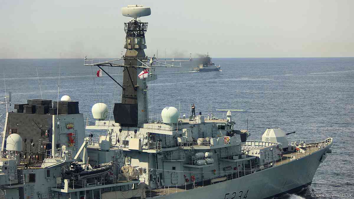 Royal Navy vessels shadowed Russian ships in UK waters for a fifth time this month alone as Putin continues to probe British defences