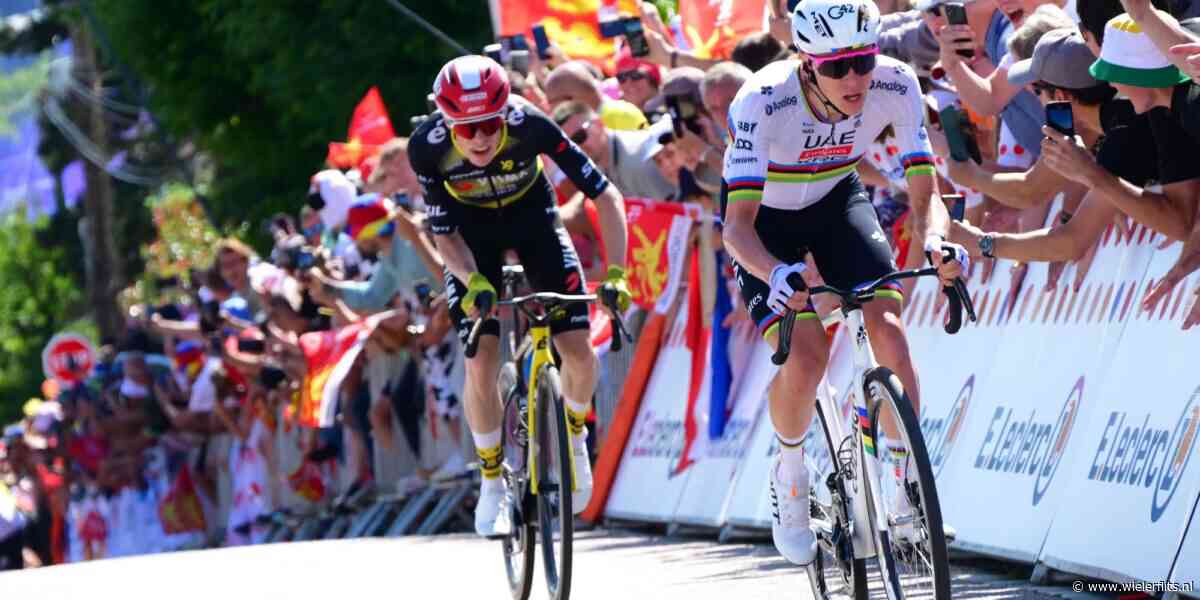 Tour 2025: Verschillen tussen favorieten – Pogacar loopt verder uit, Roglic krijgt tik