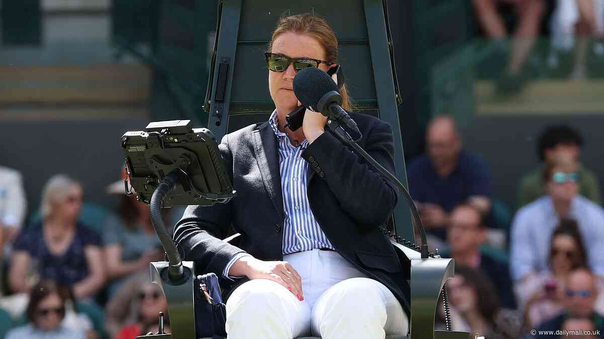 Wimbledon's line-calling technology fails AGAIN just days after All England Club were forced to apologise over embarrassing Hawk-Eye blunder