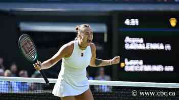 No. 1 Sabalenka gets past No. 104 Siegemund to reach semifinals; Fritz wins on men's side