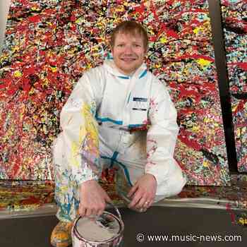 Ed Sheeran's "Cosmic Carpark Paintings" to go on sale for charity