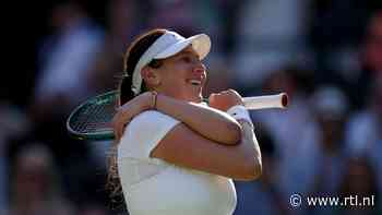 Amerikaanse tennisster Anisimova naar halve finale Wimbledon